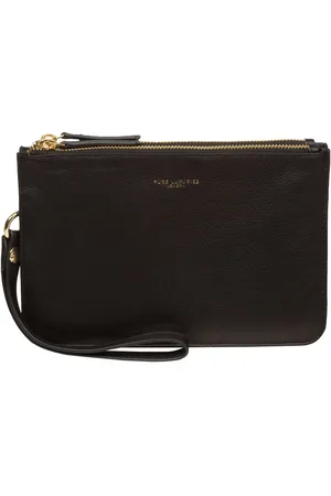 PURE LUXURIES LONDON Addison Nappa Leather Clutch BagJeden