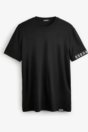 Dsquared2 Underwear Short Sleeve Stretch Cotton Jersey Band Logo T-ShirtXXL