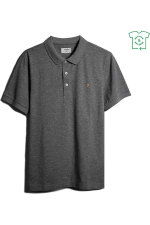 Farah Grey Blanes Short Sleeve Polo ShirtXXL