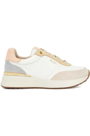 Dune Emotion Gold Clip Lace-Up Runner Trainerseu38
