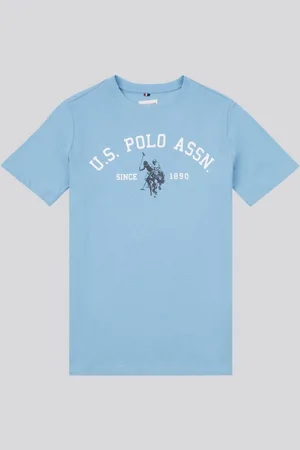U.S. Polo Assn. U. S. Polo Assn. Boys 100% Cotton Signature Arch Print T-Shirt140146 cm