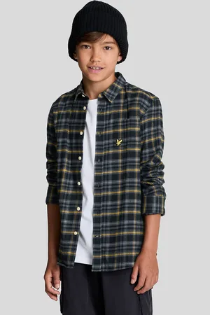 Lyle & Scott 100% Cotton Tartan Check Boys Shirt14
