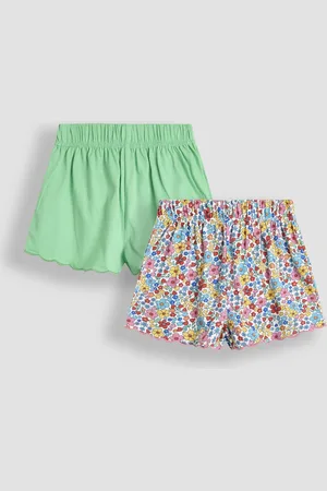 JoJo Maman Bébé 2-Pack Scallop Hem Shorts116122 cm