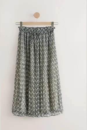 Next Printed Midi Skirt44 Krótki