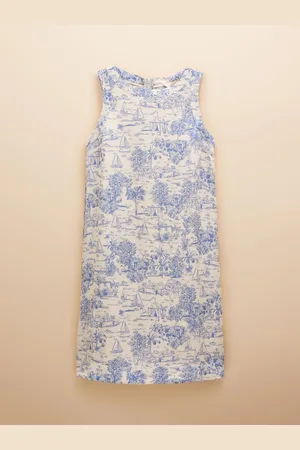 Joules Delphine Linen Blend Shift DressEU 54 (UK 26)