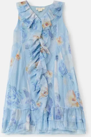 Angel & Rocket Lia Printed Frill Mesh Dress152158 cm
