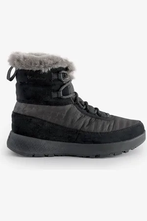 Columbia Slopeside Faux Fur Trim Snow Black BootsEU 40 (UK 7)