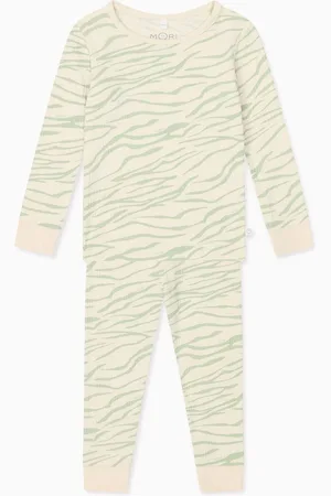 Mori Zebra Organic Cotton & Bamboo 2 Piece Pyjamas Set9298 cm
