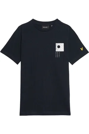Lyle & Scott Disrupt Graphic Print 100% Cotton T-Shirt140146 cm