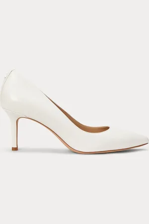 Ralph Lauren Lanette Leather Heel Court ShoeEU 38 (UK 5)