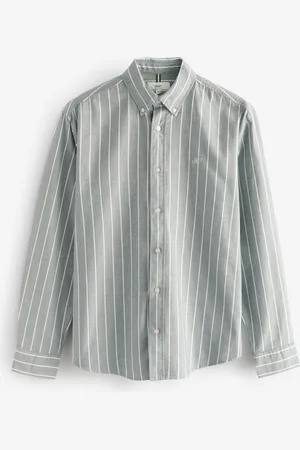 Next 100% Cotton Stripe Long Sleeve Oxford ShirtM