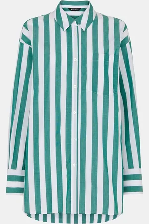 Whistles Oversized 100% Cotton Stripe Shirt40