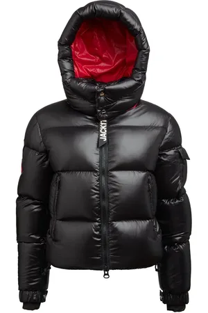 Jack1t EZ Slick Puffer Hooded Black JacketXS