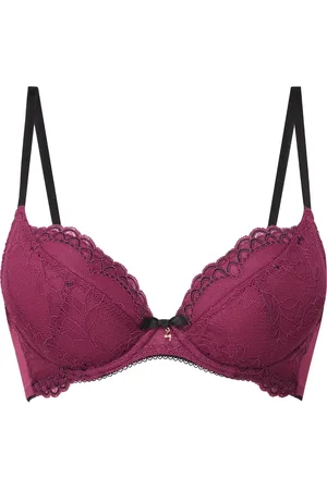 Gossard Purple Superboost Lace Padded Plunge Bra80E