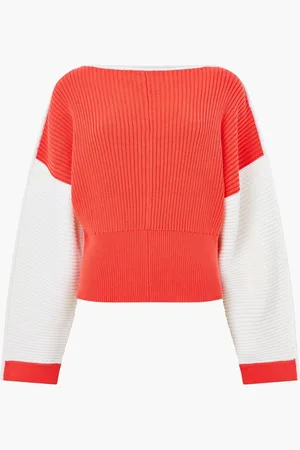 French Connection Lily Drop Shoulder 100% Cotton JumperS