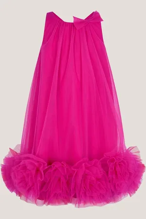 Monsoon Sleeveless Tulle Pom Swing Dress140146 cm