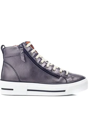 Moda In Pelle Annaken High Top Chunky Lace-Up Leather TrainersEU 40 (UK 7)