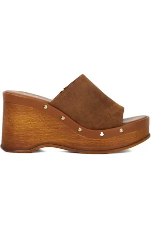 Dune Kule Studded Wedge Mule Sandalseu37