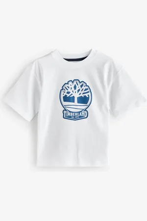 Timberland Short Sleeve Logo White T-Shirt140146 cm