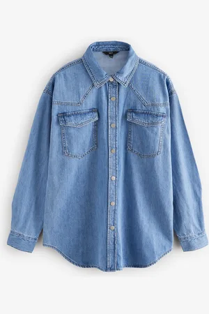 Next Koszula dżinsowa o kroju oversize, 100% bawełny2XL regularny