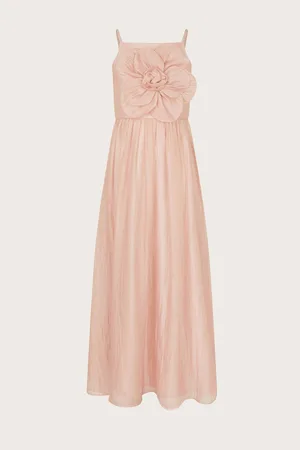 Monsoon Nola 3D Flower Print Organza Prom Dress9 lat (134 cm)