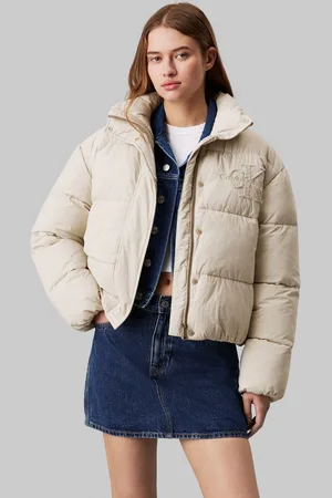 Calvin Klein Chenille Monologo Puffer JacketXS
