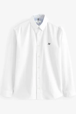 Next Koszula z długim rękawem oxford, 100% bawełna