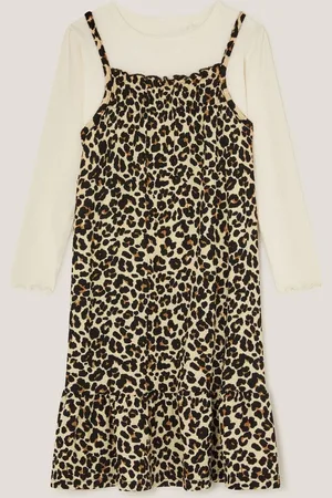 Monsoon Animal Print Dress & Top Set122128 cm