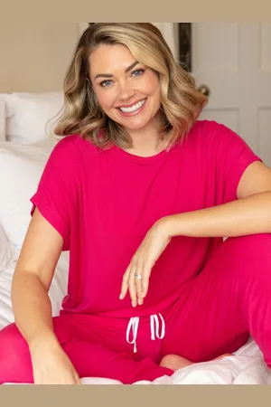 Cyberjammies Jersey Cap Sleeve Souch and Bottoms Pyjama Set42