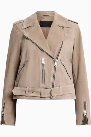AllSaints Zamszowa kurtka motocyklowa Allsaints Balfern36
