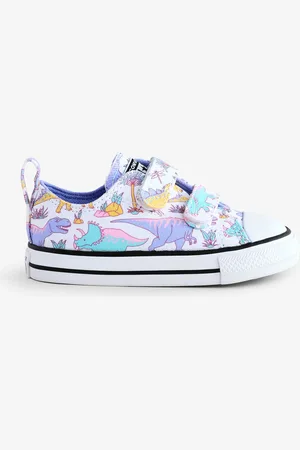 Converse Infant 2V Dinosaur Print Trainersuk9eu265
