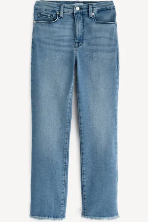 GOOD AMERICAN Straight Split Pocket 100% Cotton Jeans44