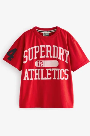Superdry Athletics T-Shirt with Flocked Print3 lat (98 cm)