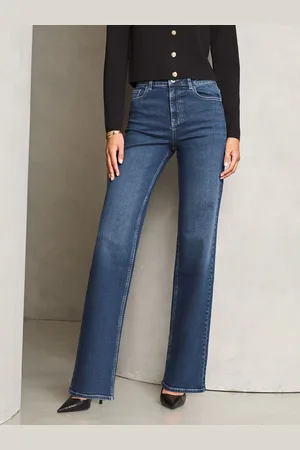 Lipsy London Mid Rise Wide Leg Jeans44