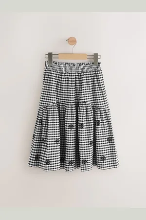 Next 100% Cotton Gingham Boho Skirt (3-16yrs)6 lat (116 cm)