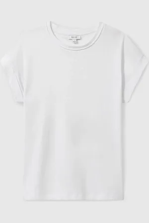 Reiss Tereza Cotton-Jersey Crew Neck T-ShirtS