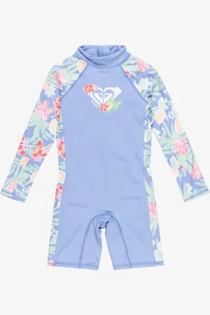 Roxy Tropical Story Print Long Sleeve SwimSuit9298 cm