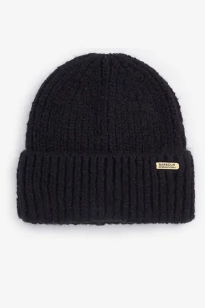 Barbour Aria Knited Black Beanie HatJeden