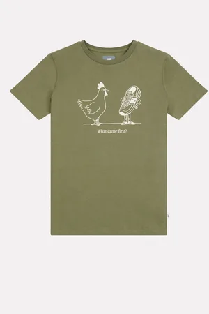 New Balance Boys Green What Came First 100% Cotton T-Shirt8