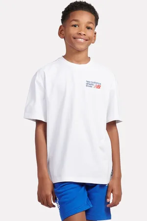 New Balance Kids Athletic Shoes Back Graphic 100% Cotton T-Shirt140146 cm