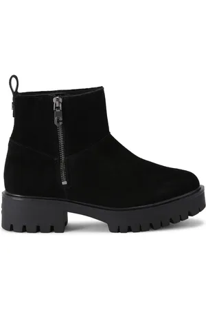 Carvela Limit Faux Fur Black BootsEU 37 (UK 4)