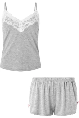 Accessorize Lace Trim Pyjama SetL