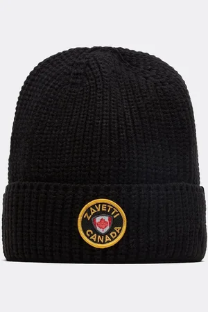 Zavetti Canada Mens Verrio Knitted Beanie Black HatJeden