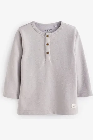 Next Long Sleeve Henley Neck T-Shirt (3mths-7yrs)9