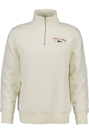 GANT Graphic Half Zip 100% Cotton Sweat TopXXL