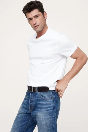 Banana Republic Koszulka z wycięciem pod szyją Authentic SUPIMAX-Large