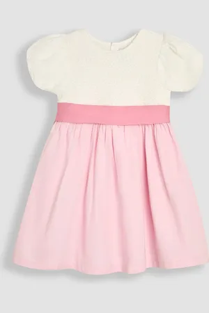 JoJo Maman Bébé Smocked Satin Party Dress8692 cm