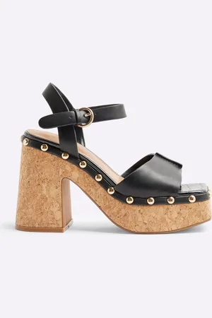 River Island Cork Platform Sandalseu39