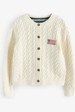 Superdry Cable Knit 100% Cotton Cardigan140146 cm