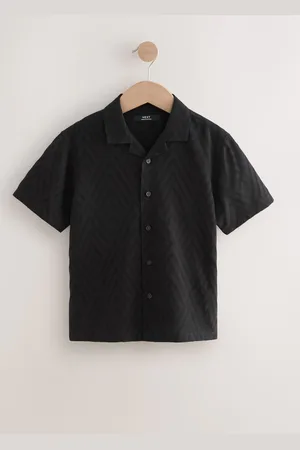 Next Short Sleeves Smart Textured Shirt (3-16yrs)152158 cm